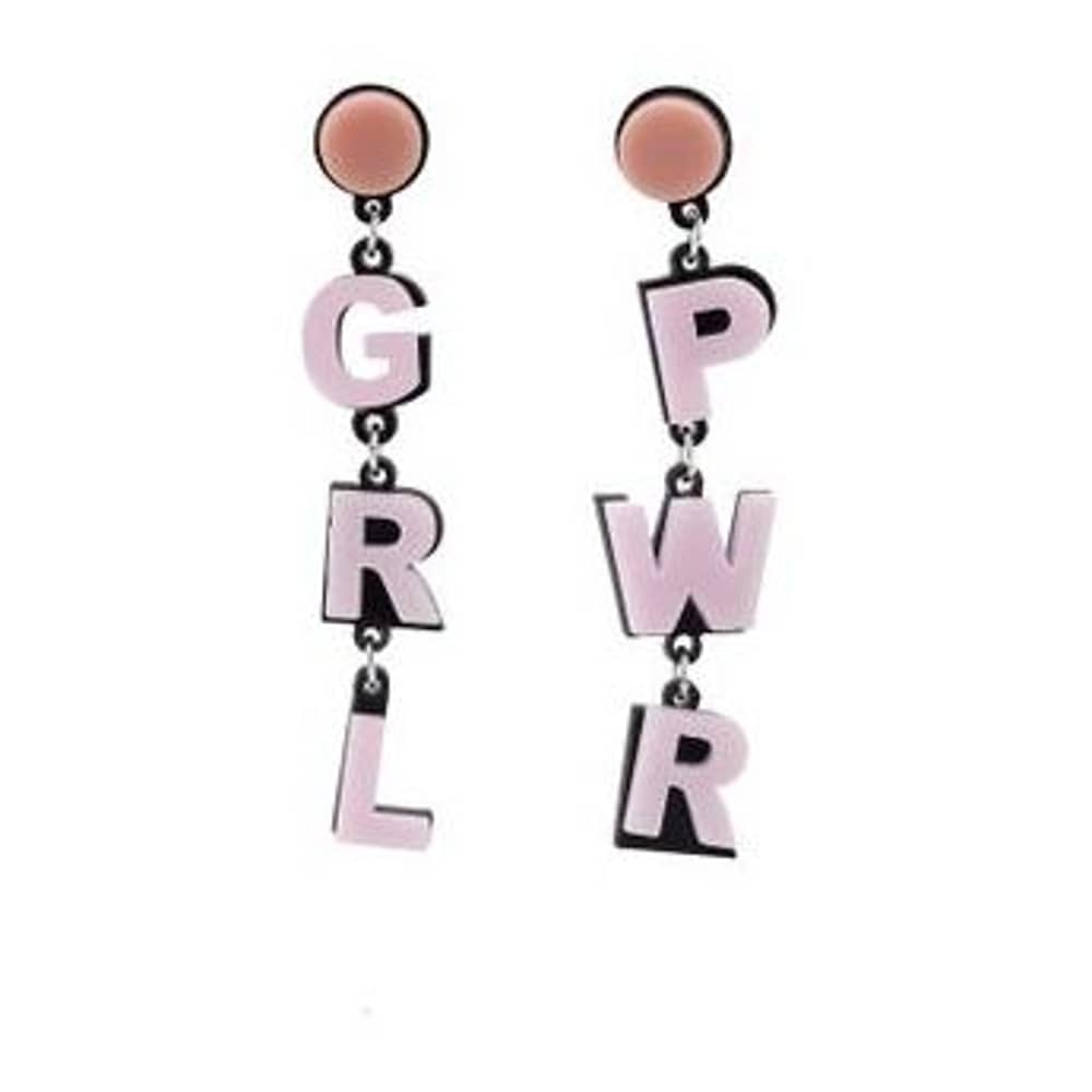 TYPO Premium Novelty Earrings Girl Power