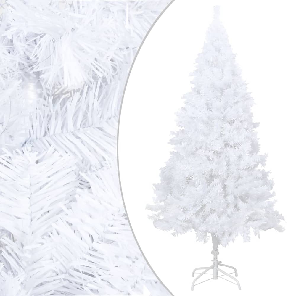 vidaXL Artificial Christmas Tree with Thick Branches White 180 cm PVC vidaXL Artificial Christmas Tree with Thick Branches White 180 cm PVC