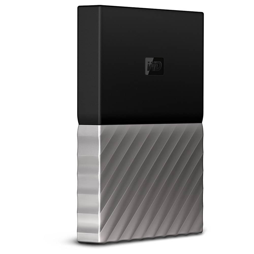 Western Digital My Passport Ultra Metal Portable External Hard Drive USB 3.0 2TB  Black/Grey WDBFKT0020BGYWESN
