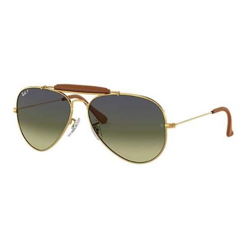 Ray Ban Aviator Gold Metal Polarized Unisex Sunglasses RB3422Q-001/M9-58