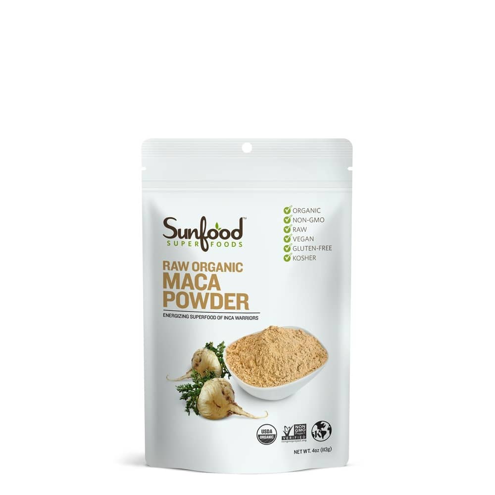 Sunfood Superfoods Raw Organic Maca Powder 4oz