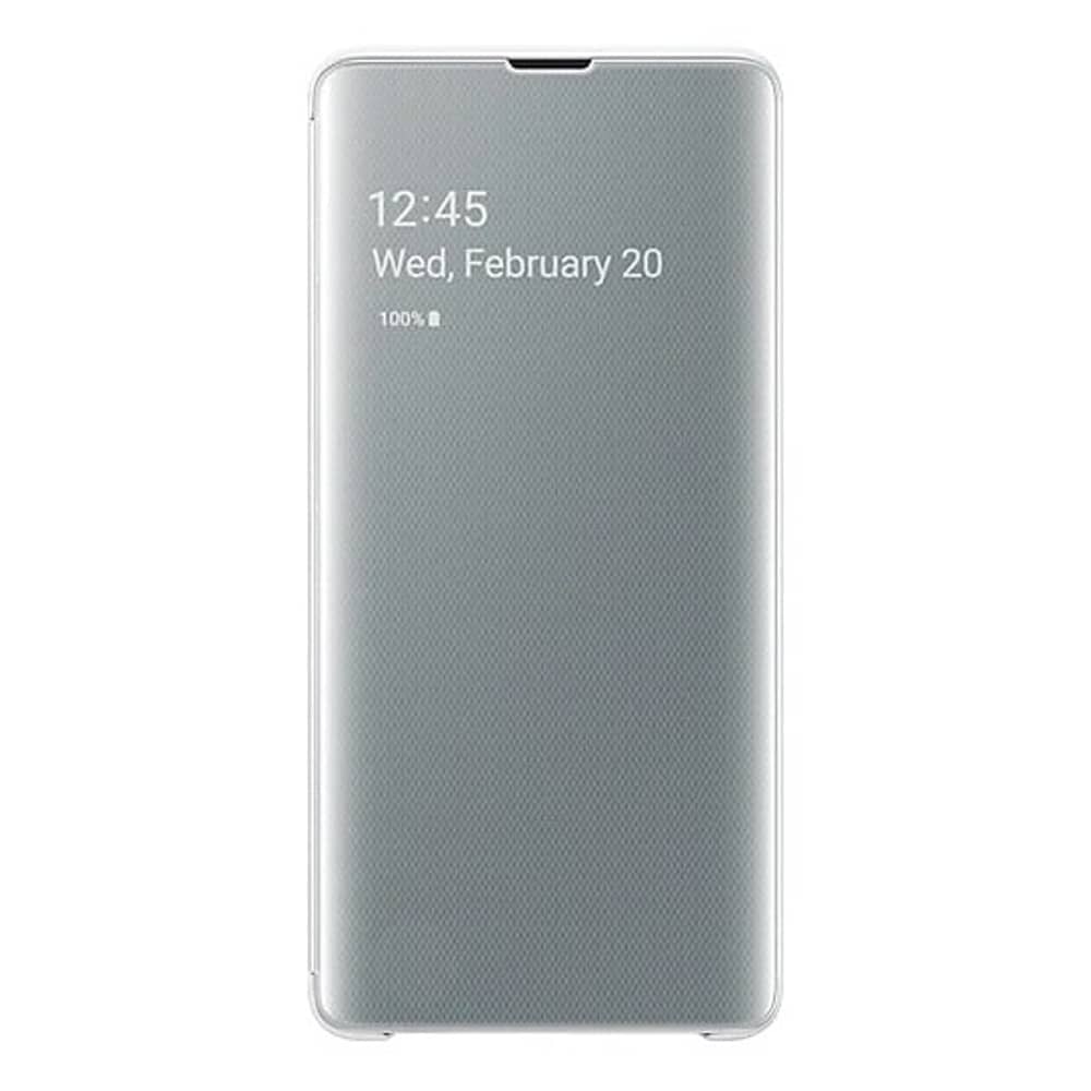 Samsung Clear View Flip Case White For Galaxy S10 Plus Samsung Clear View Flip Case White For Galaxy S10 Plus