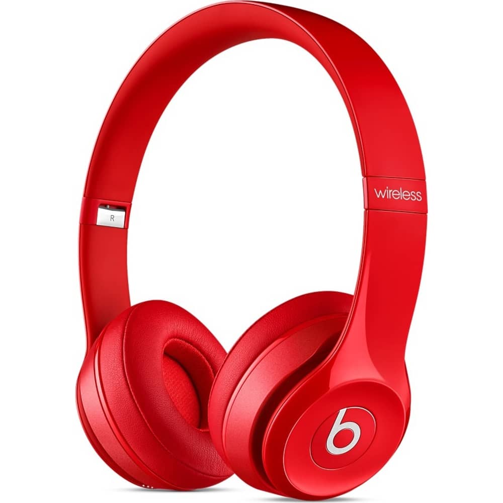 Beats Solo2 Wireless On Ear Headphones - Red Beats Solo2 Wireless On Ear Headphones - Red