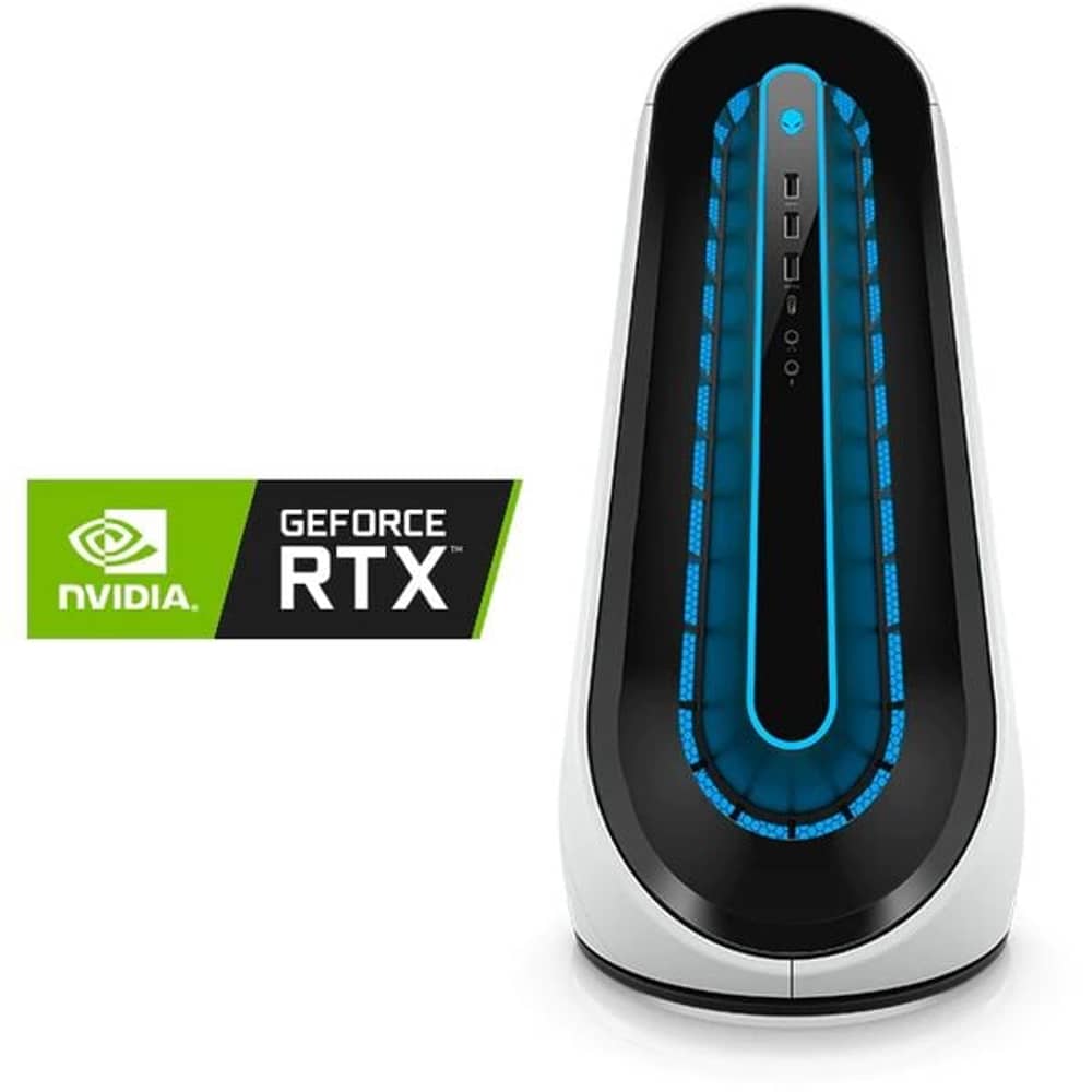 Dell Alienware Aurora R11 AUR11-ALNW-3080 - Core i7 3.8GHz 32GB 1TB + 1TB 10GB Win10 White