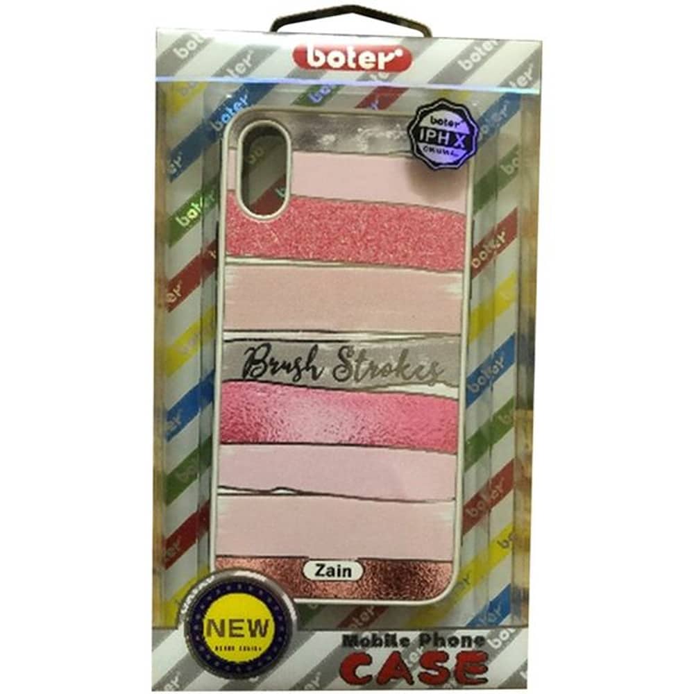 Boter Clear Pink Back Cover Apple iPhone X