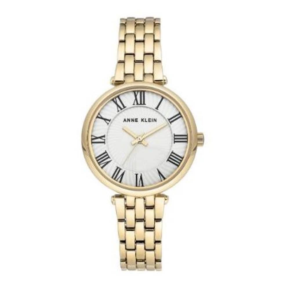 Anne Klein Gold Metal Quartz Watch Women