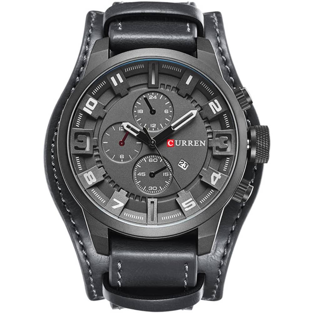 Curren 8225 Mens Quartz Watch is sporty yet elegant and stylish watch