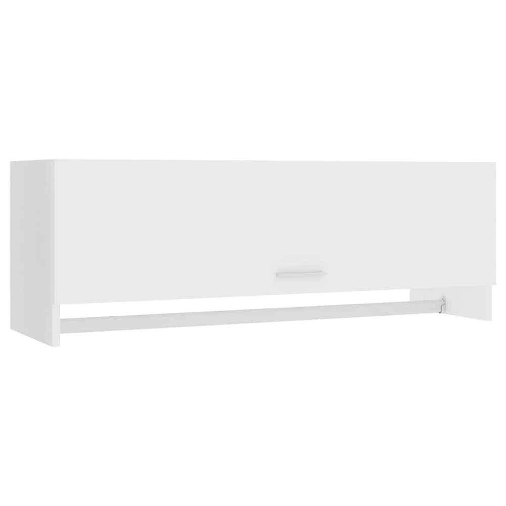 Vidaxl Wardrobe White 100x32.5x35 Cm Engineered Wood Vidaxl Wardrobe White 100x32.5x35 Cm Engineered Wood