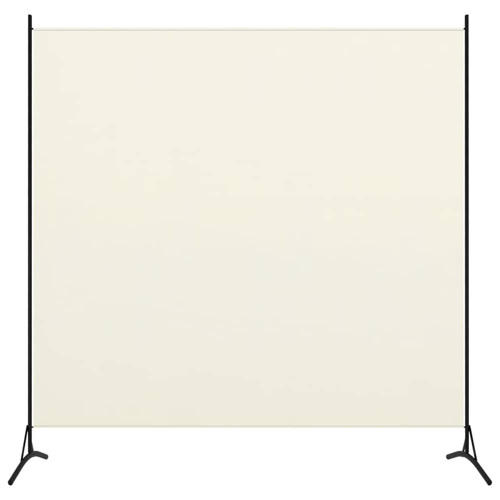 Vidaxl 1-panel Room Divider Cream White 175x180 Cm Vidaxl 1-panel Room Divider Cream White 175x180 Cm