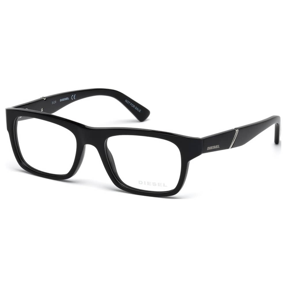 Diesel Optical Frame Shiny Black Plastic For Men DL5240 001 51