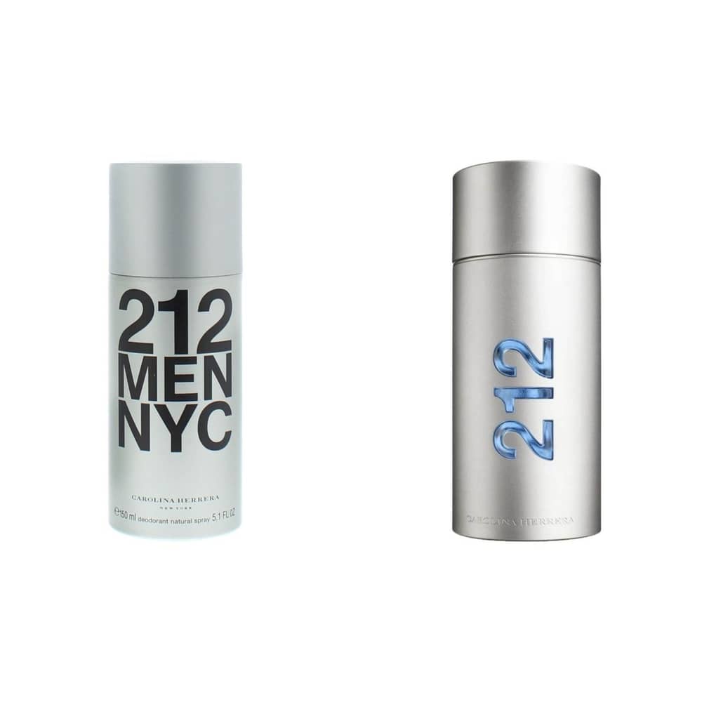 Carolina Herrera Bundle Offer Of 212 Nyc Men Edt 100ml & Deo Spray 150ml