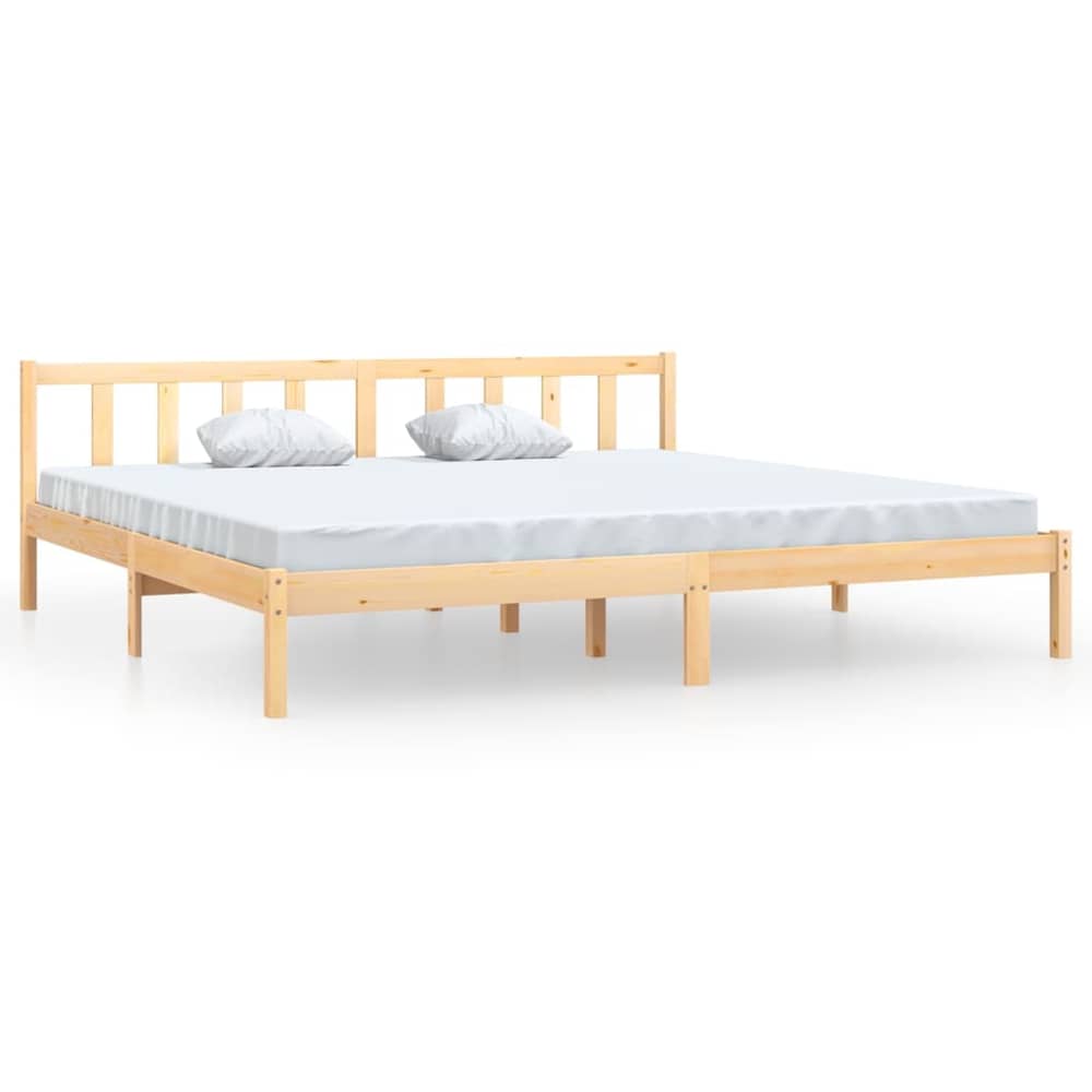 vidaXL Bed Frame Solid Pinewood 200x200 cm vidaXL Bed Frame Solid Pinewood 200x200 cm