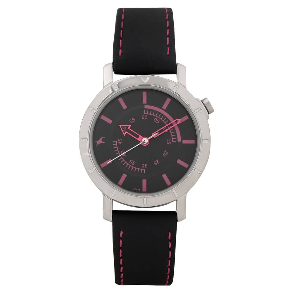Fastrack 6112SL03 Ladies Black Fastrack 6112SL03 Ladies Black