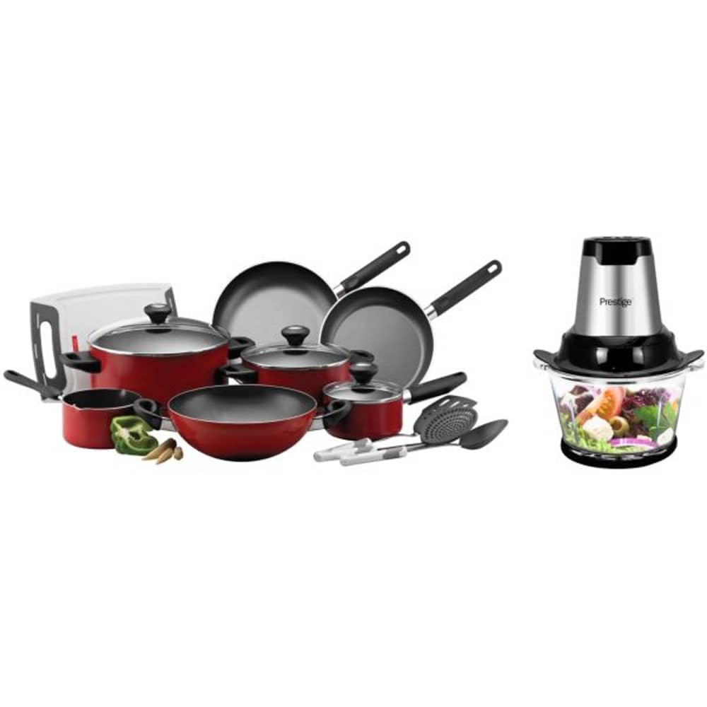 Prestige 14pc set + Prestige Food Chopper Prestige 14pc set + Prestige Food Chopper
