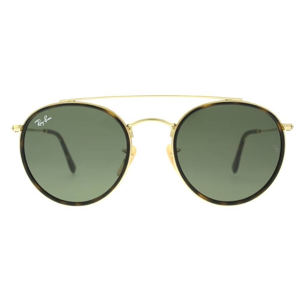 RayBan RB3647N-001-51 Round Metal Gold Unisex Sunglasses