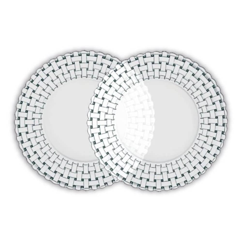 Nachtmann Bossa Nova Glass Plates Set Of 2Pcs