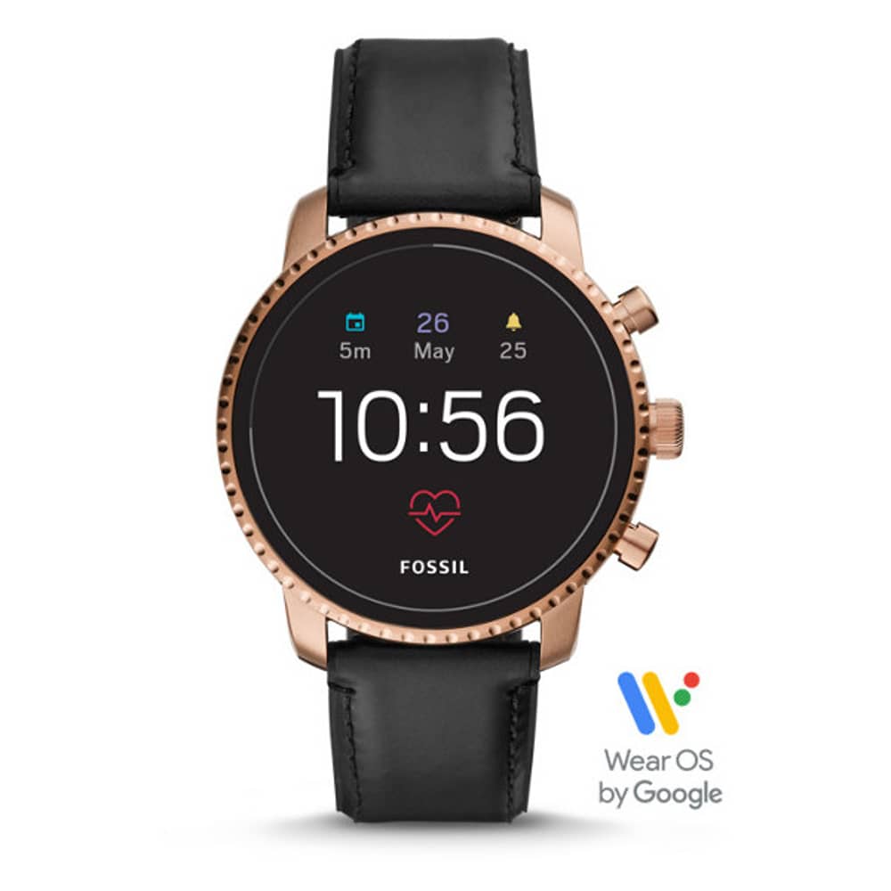 Fossil Gen4 Smartwatch Black Leather Men Fossil Gen4 Smartwatch Black Leather Men
