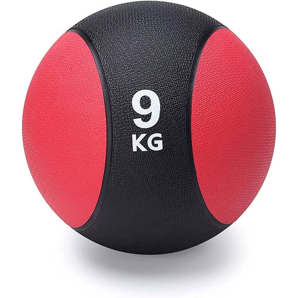 ULTIMAX Rubber Bounce Med Ball Medicine Balls, Ab Exercises, Home Gym Fitness Workout Equipment for Strength Training, Throwing, Weight Lifting Fat Loss Building Muscle -Multi Color(9Kg)