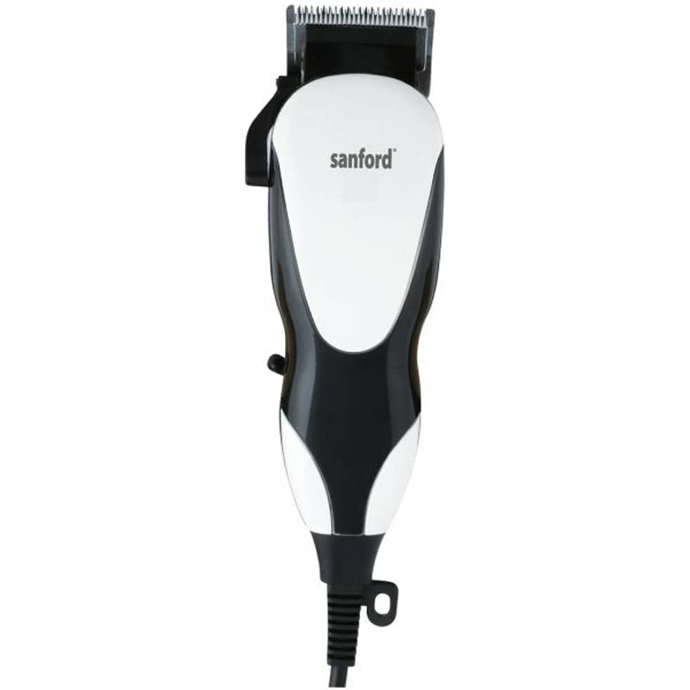 Sanford Hair Clipper with Cilp On Comb Function for Men - SF9706HC BS-White (2 Pin Plug)