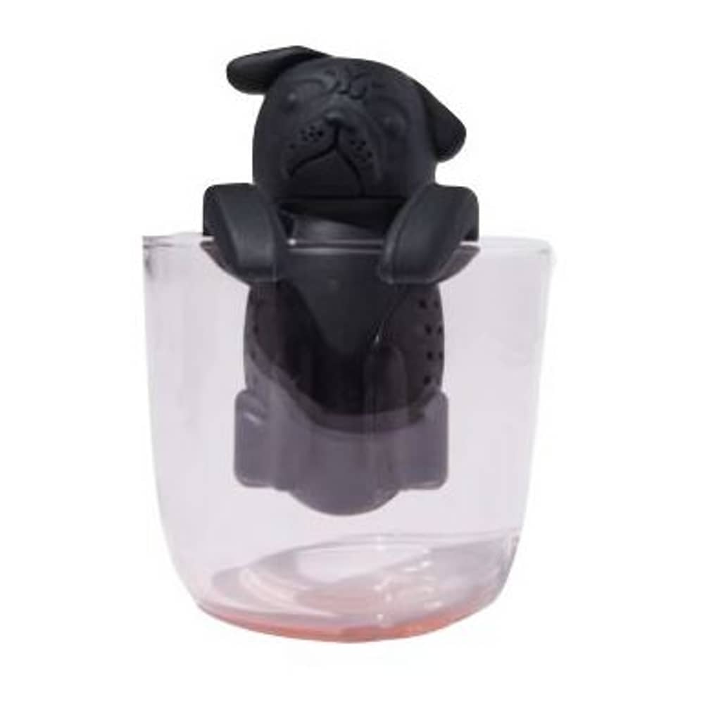 TYPO Novelty Tea Infuser Pug Black