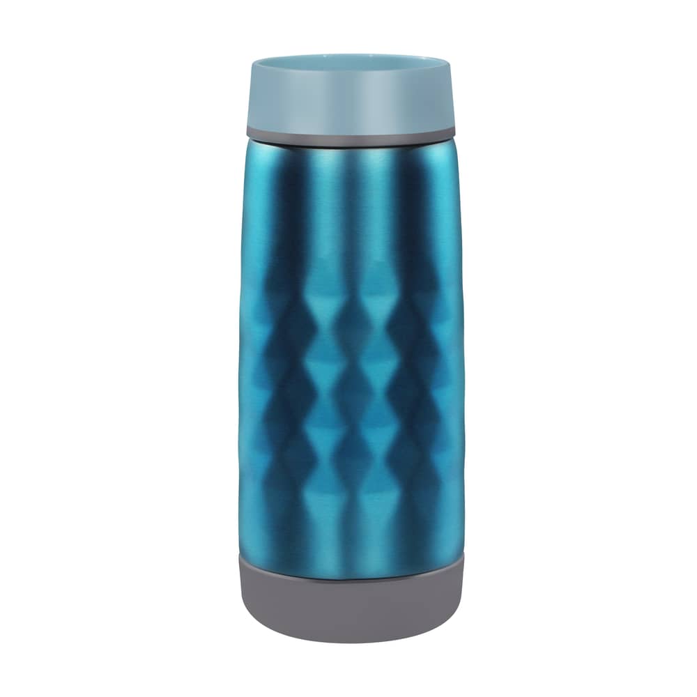 Royalford Stainless Steel Vacuum Bottle Blue 400ml Royalford Stainless Steel Vacuum Bottle Blue 400ml