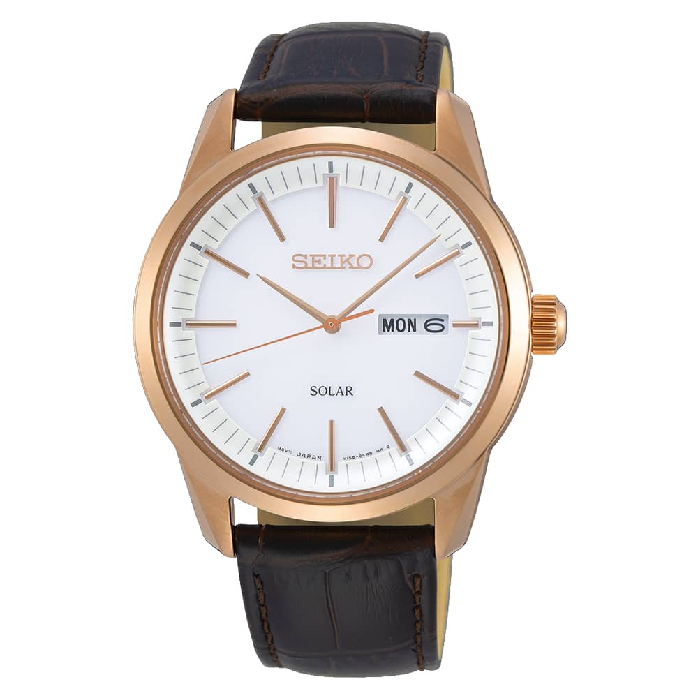 Seiko Conceptual Black Leather Analog Watch For Men SNE530P1 Seiko Conceptual Black Leather Analog Watch For Men SNE530P1