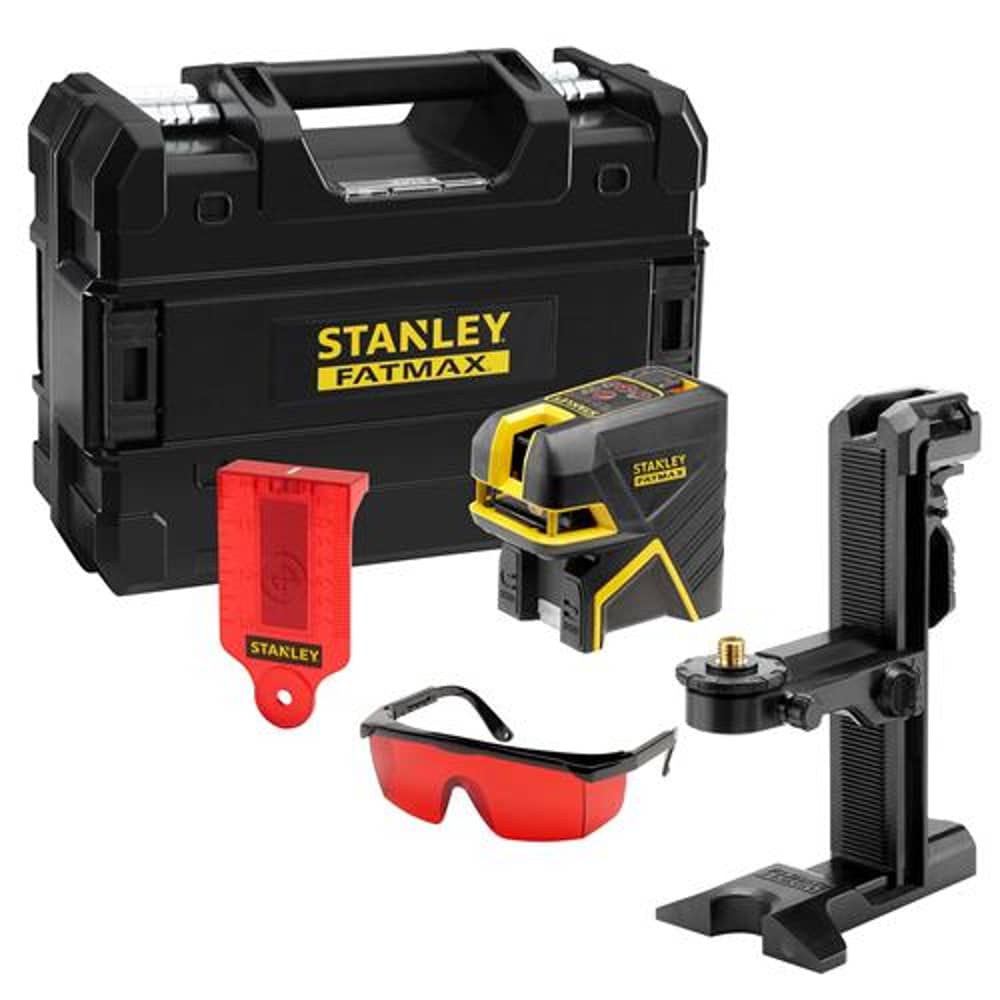 Stanley Fatmax Cross Line & 2 Spot Laser Red FMHT1-77414