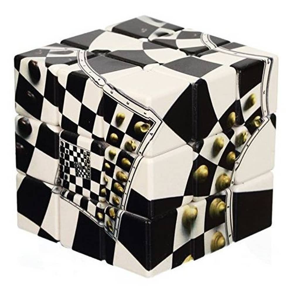 V Cube Chessboard Illusion 3 Cube Toy