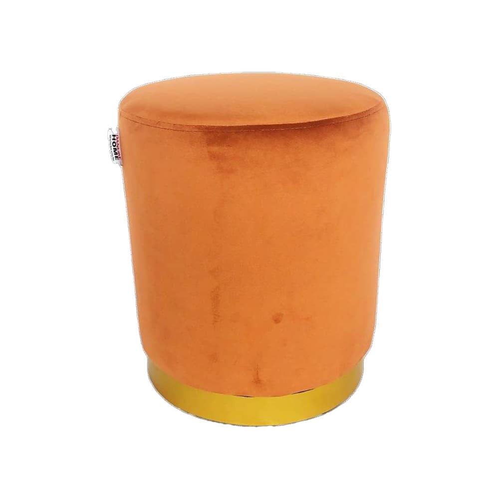 Danube - Trizona Fabric Ottoman-rust