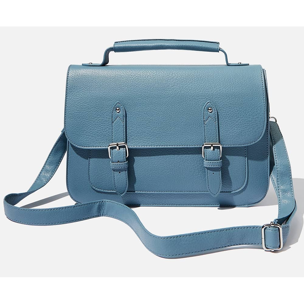 TYPO Milton Satchel-Petrol Blue