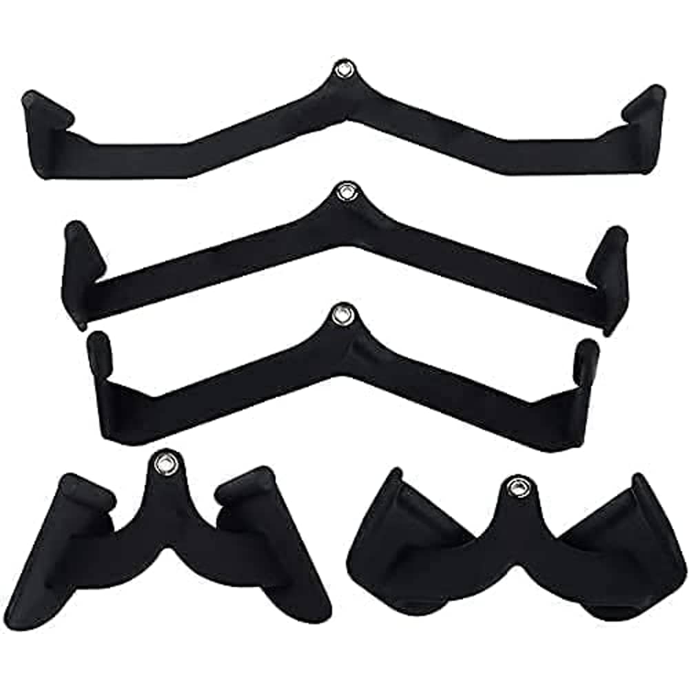 ULTIMAX Workout Equipment - 5 Sets, Easily Build Back Muscles Bodybuilding Matching V-Shaped Handle, Tricep Press Down Bar LAT Pull Down Bar Handle Attachment for Cable Machine ULTIMAX Workout Equipment - 5 Sets, Easily Build Back Muscles Bodybuilding Matching V-Shaped Handle, Tricep Press Down Bar LAT Pull Down Bar Handle Attachment for Cable Machine