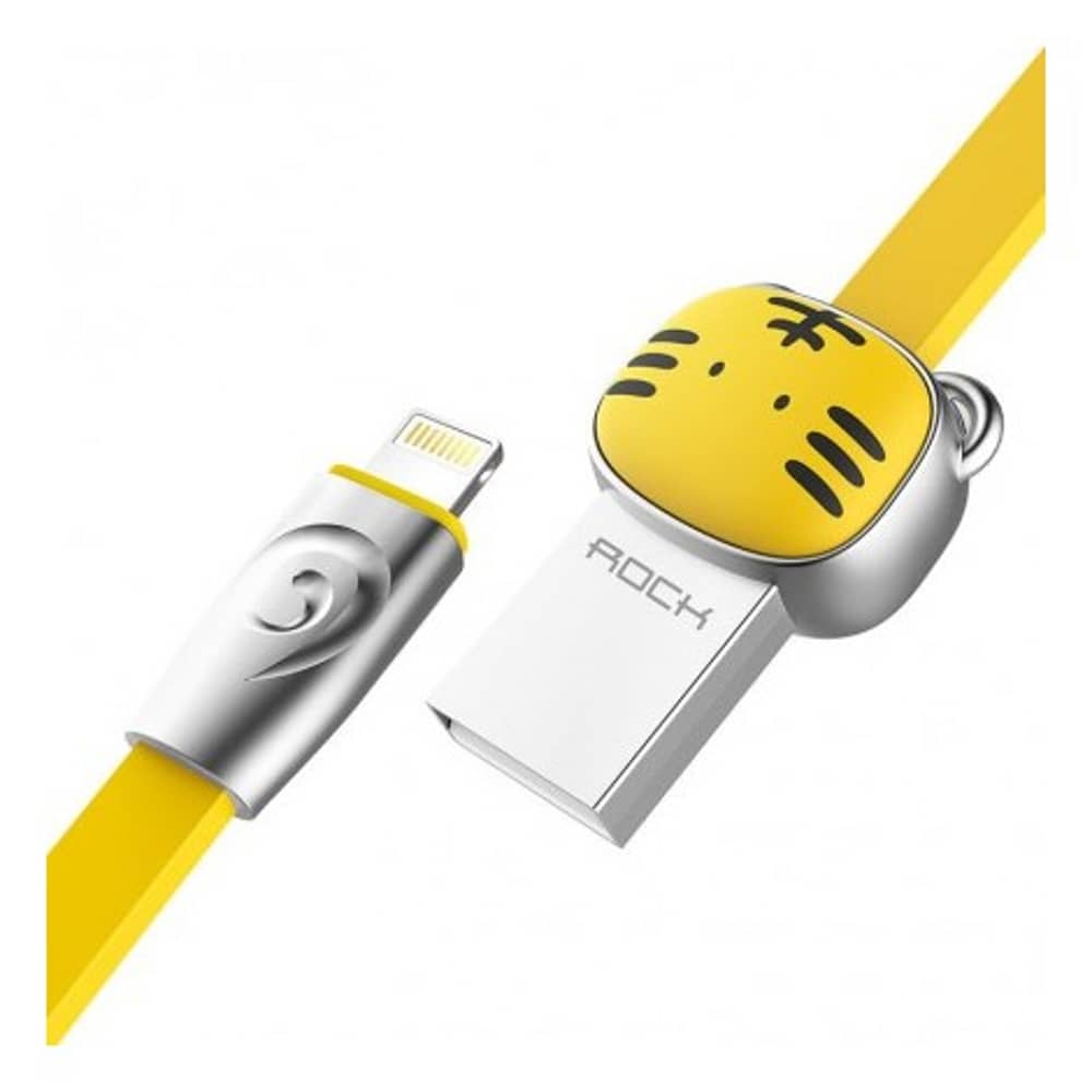Rock Lightning Cable Shapes 1m - Yellow