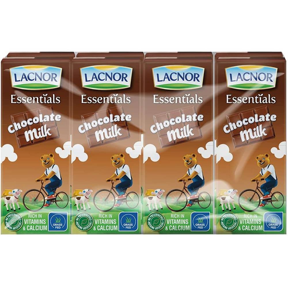 Lacnor Chocolate Milk 180ml (Pack of 8pcs)