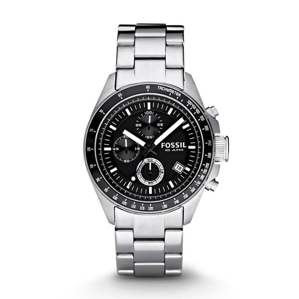 Fossil CH2600IE Decker Chronograph Stainless Steel Watch