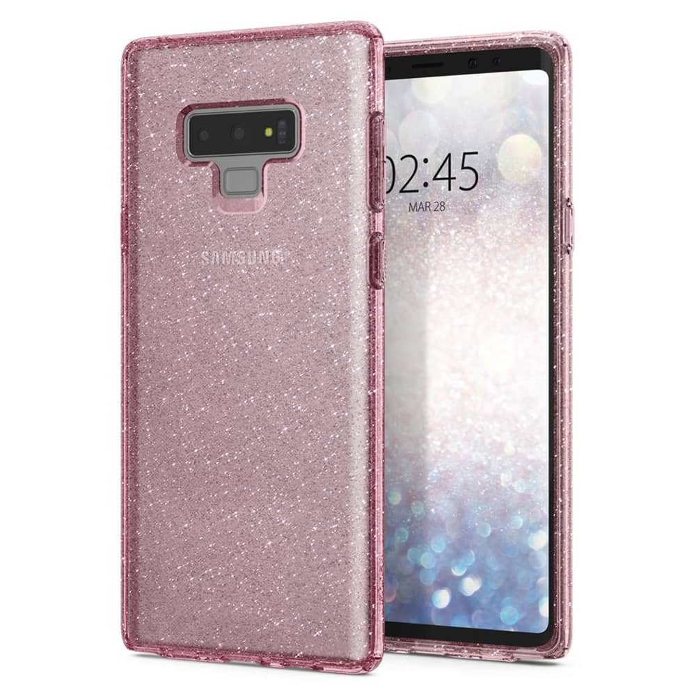 Spigen Liquid Crystal Glitter Rose Quartz Case Galaxy Note 9