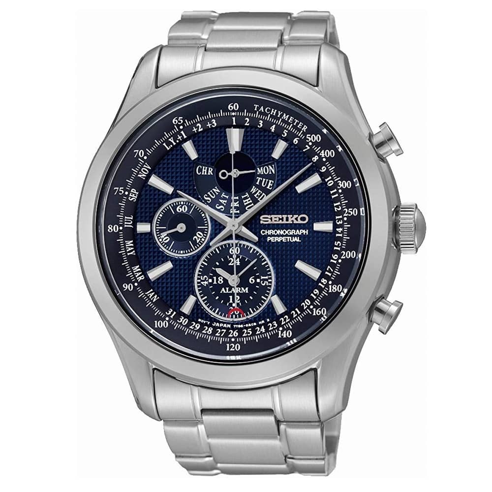 Seiko Neo Classic Silver Metal Analog Watch For Men SPC125P1