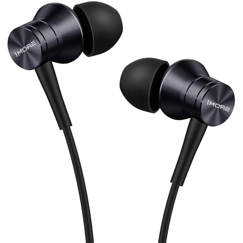 1more E1009 Piston Fit Wired Earphone With Noise Isolation Durable In-ear Headphone Pure Sound Deep Bass Phone Control With Mic 3.5mm Jack - Black 1more E1009 Piston Fit Wired Earphone With Noise Isolation Durable In-ear Headphone Pure Sound Deep Bass Phone Control With Mic 3.5mm Jack - Black