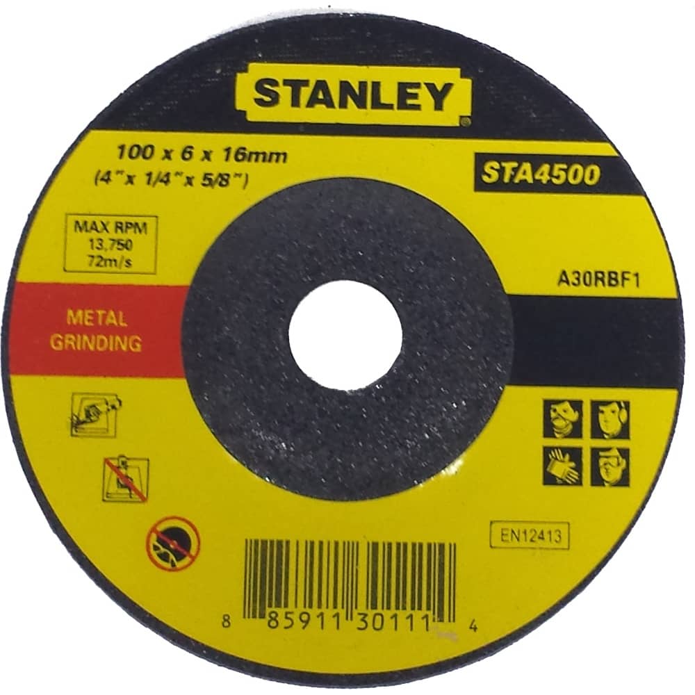 Stanley Inox Grinding Wheel 100mm T27 STA4500S Stanley Inox Grinding Wheel 100mm T27 STA4500S