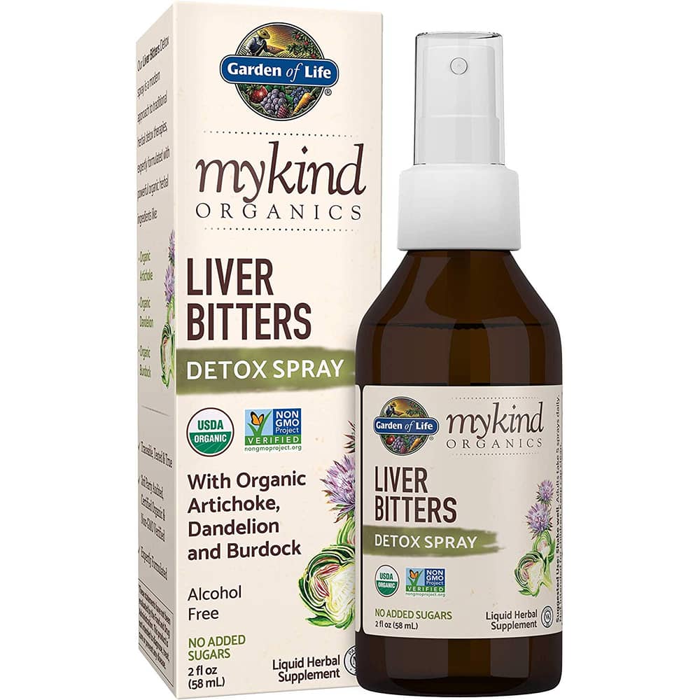 Garden Of Life Mykind Organics Liver Bitters Detox Spray 58ml