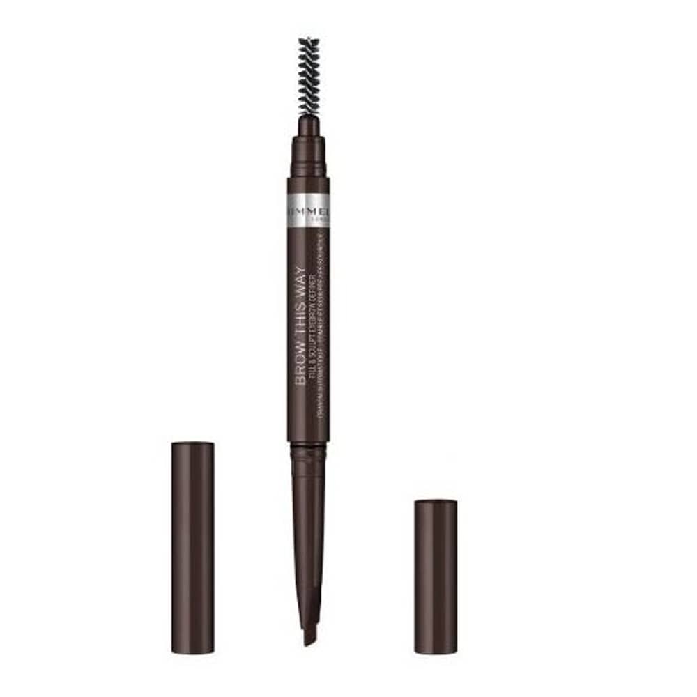 Rimmel London 65003 Brow This Way Fill & Sculpt Eyebrow Definer Dark Brown