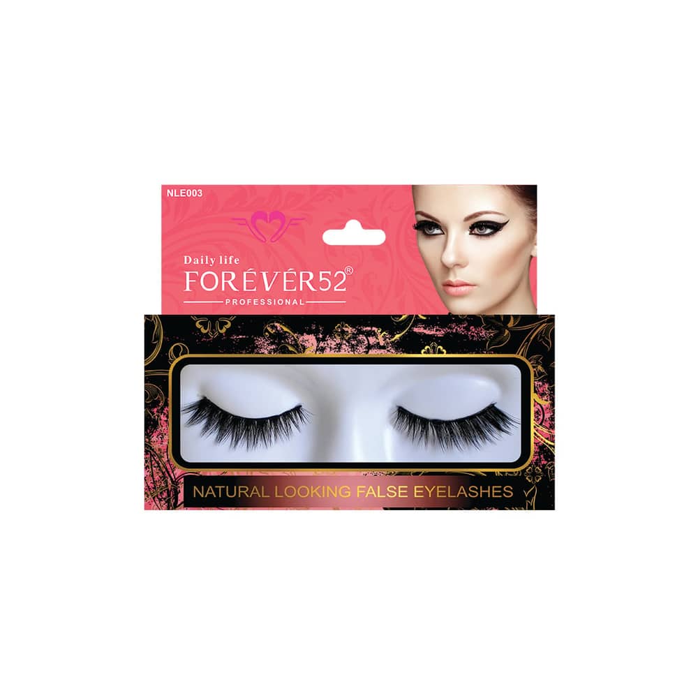 Forever52 Natural Looking False Eyelashes Black NLE003 Forever52 Natural Looking False Eyelashes Black NLE003