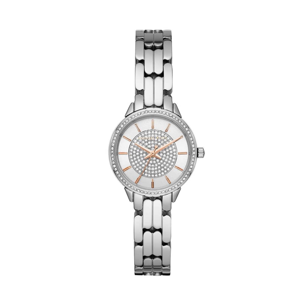 Michael Kors Allie Silver Stainless Steel Women Watch MK4411