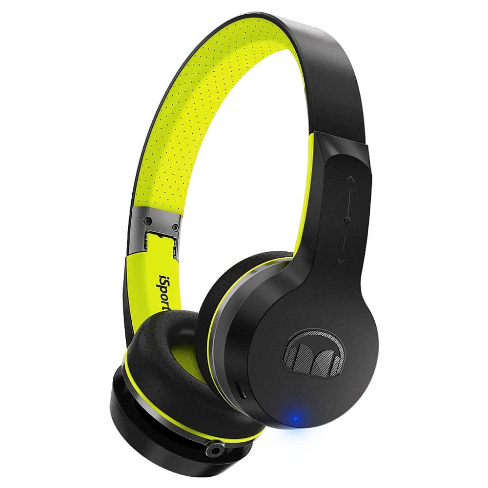 Monster iSport Freedom On-Ear Sport Headphones Green/Black 137097-00
