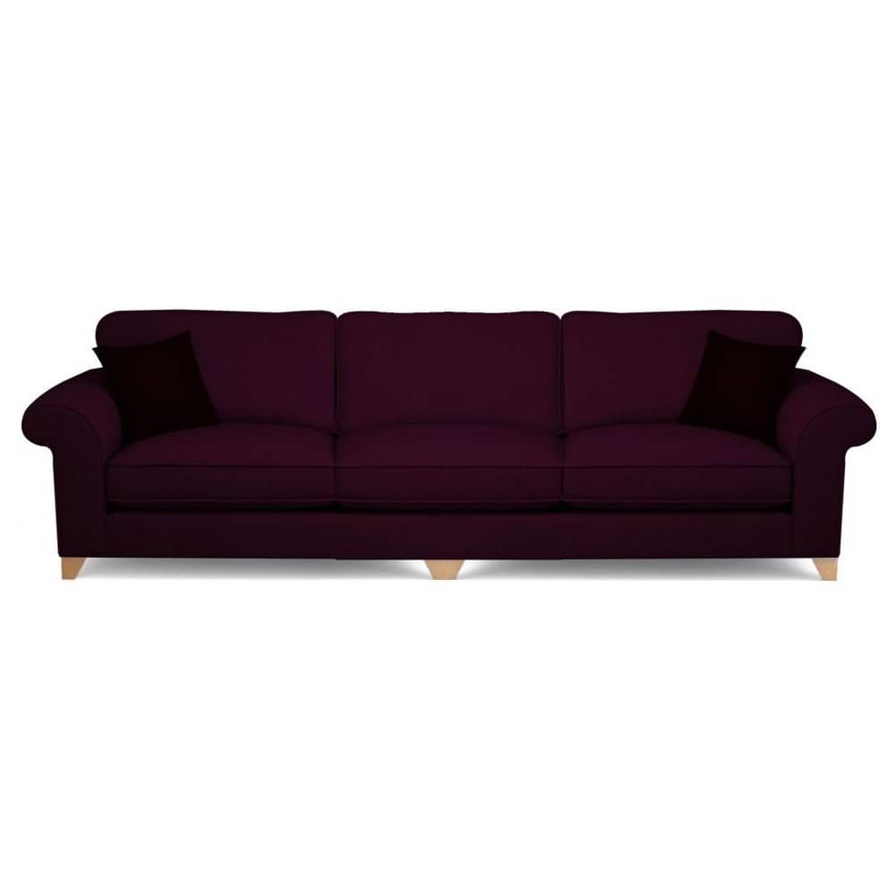 Galaxy Design Angelic 3 Seater Sofa Red Wine