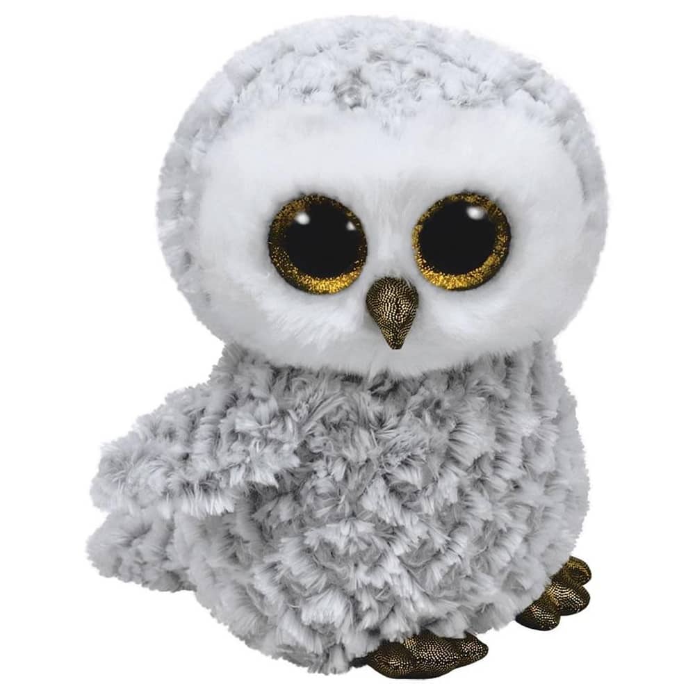 TY Beanie Boos Owl Owlette White Medium 9in