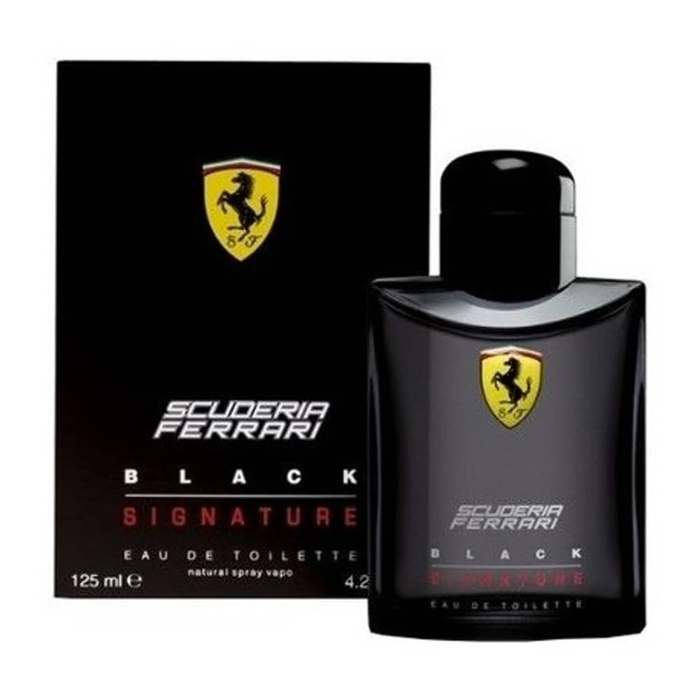 Ferrari Signature Black Perfume For Men 125ml Eau de Toilette Ferrari Signature Black Perfume For Men 125ml Eau de Toilette