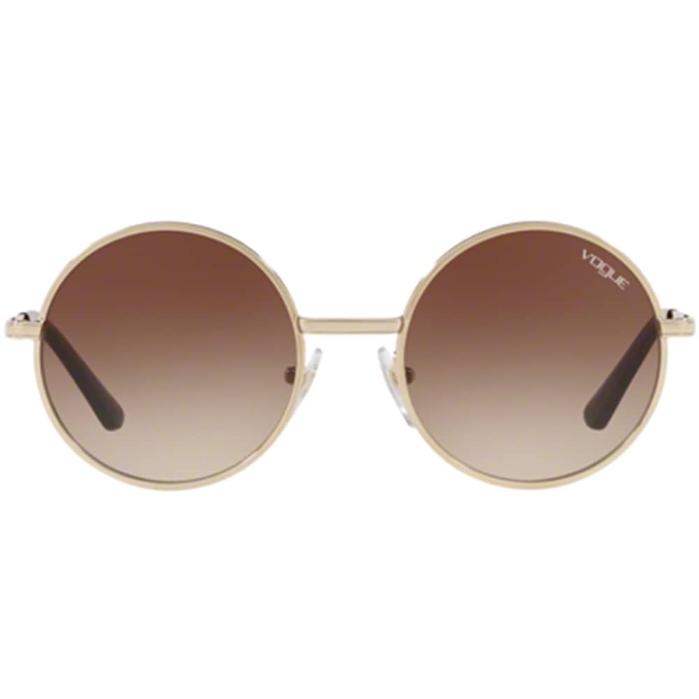 Vogue VO4085S-848/13-50 Round Metal Gold Women Sunglasses Vogue VO4085S-848/13-50 Round Metal Gold Women Sunglasses