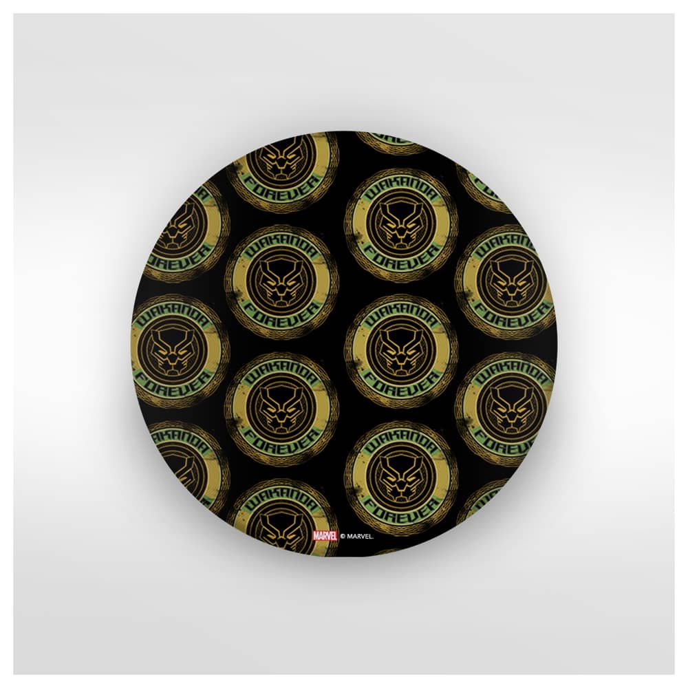 Marvel Wakanda Forever Badge Round Magnet by Wackylicious Marvel Wakanda Forever Badge Round Magnet by Wackylicious