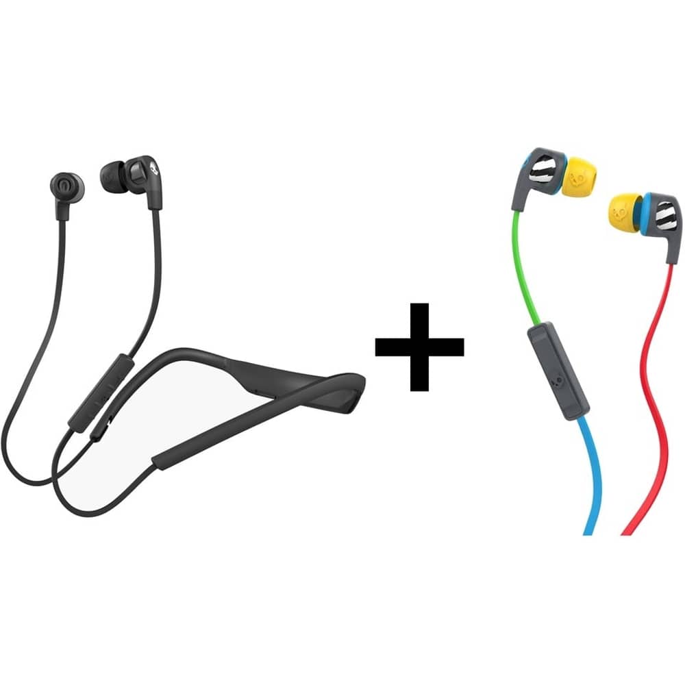 Skullcandy S2PGHW Smokin Buds 2 In Ear Bluetooth Wireless Earphone + Smokin Buds 2 Earphone Skullcandy S2PGHW Smokin Buds 2 In Ear Bluetooth Wireless Earphone + Smokin Buds 2 Earphone