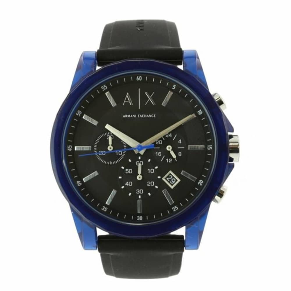 Armani Exchange Black Silicone Men Watch AX1339